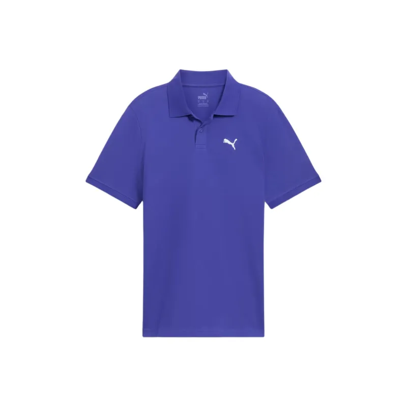 PUMA Essential Pique Polo Shirt Men Lapis Lazuli-0