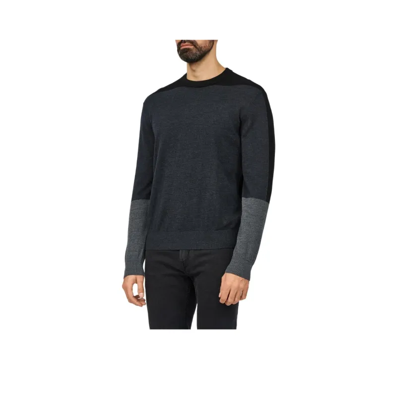 EMPORIO ARMANI Colour Block Crewneck Jumper-0