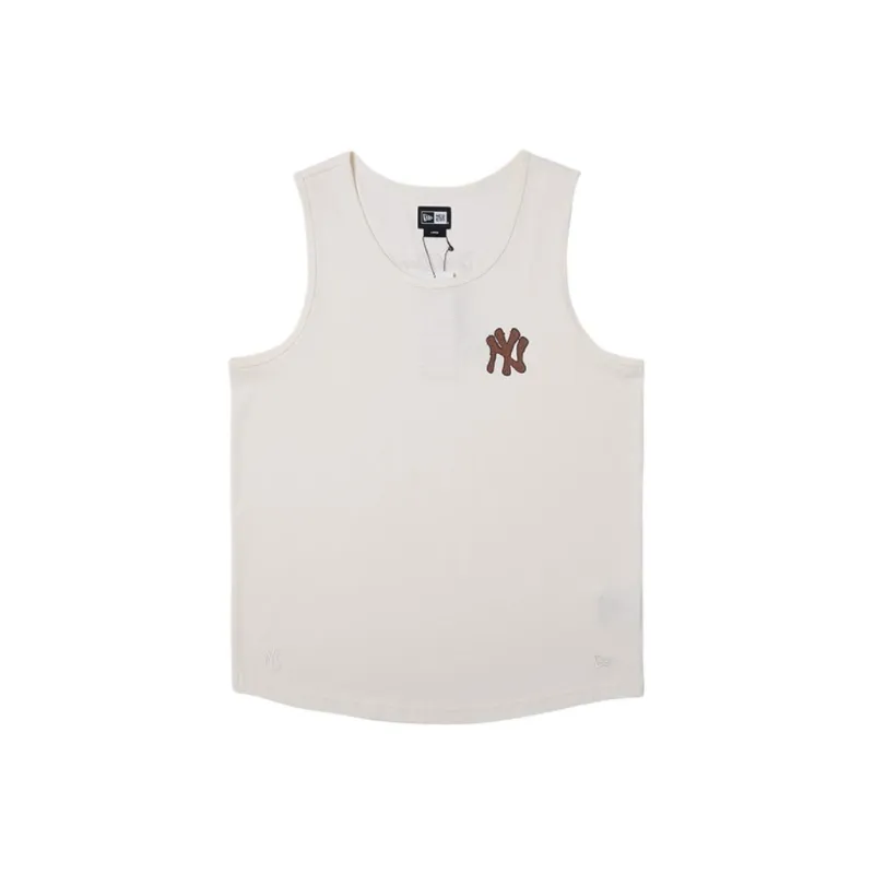 New Era x MLB Tank Tops Unisex Ivory White-0