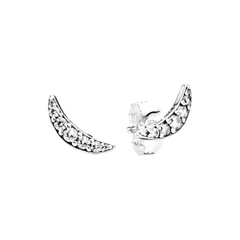 Pandora Stud Earrings Women's Silver