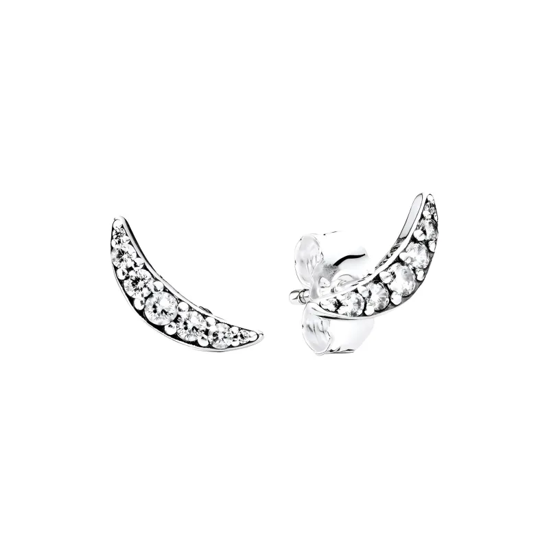 Pandora Stud Earrings Women's Silver-0