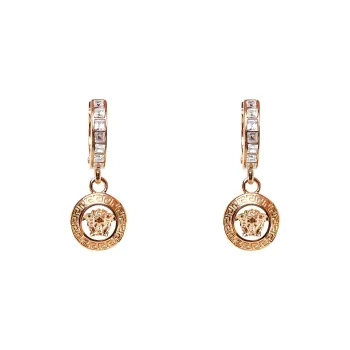 VERSACE Medusa-embellished Hoop Earrings