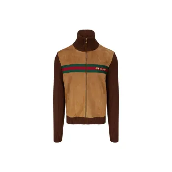 GUCCI Jackets Men Brown