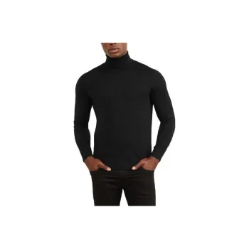 GUESS Merino Wool Turtleneck Sweater Sweater Men's Black