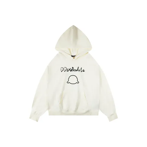 D.Desirable D.FA.MILY 광저우 한정 시리즈 화이트 남녀공용 맨투맨