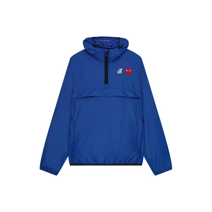 Comme Des Garcons Play X K Way Logos Half Zip Jacket-0