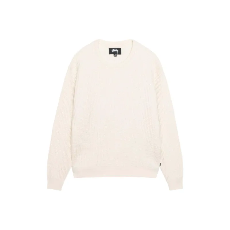 Stussy Waffle Knit Cashmere Crew-6