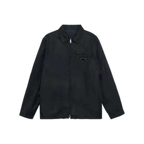 PRADA Jackets Men Black