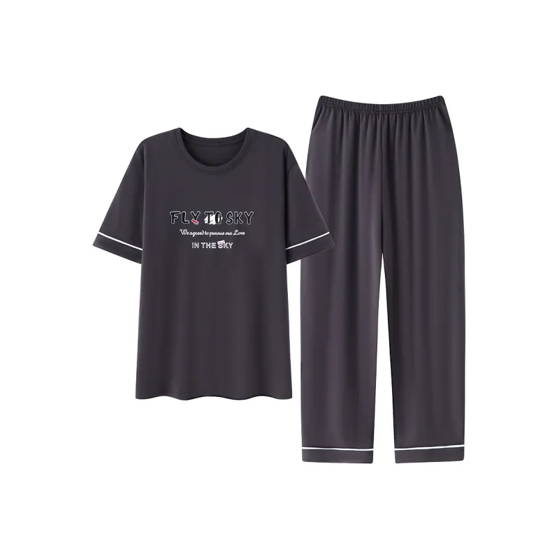 Close fitting Areas Pajama Set Men's-21