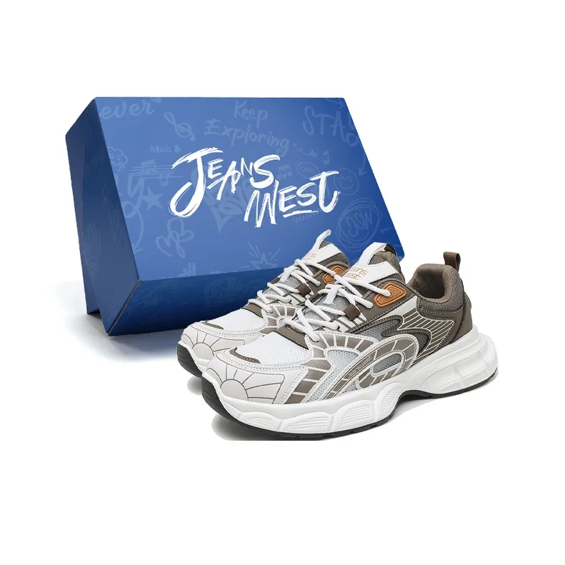 JEANSWEST Rattlesnake Collection Slip Resistant Low Top Chunky Sneakers Unisex-0