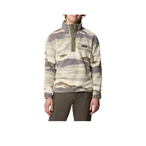 Columbia Helvetia Printed Half Snap Printed Fleece Pullover Sweatshirt Men's Multicolor