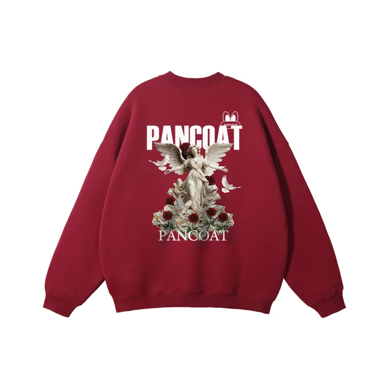 Pancoat Sweatshirt Unisex White-6