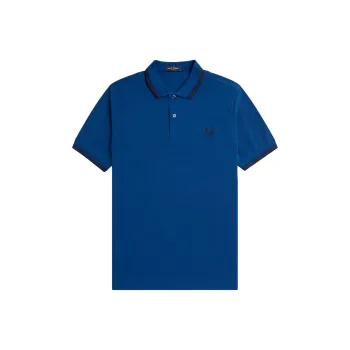 FRED PERRY Polo Shirt Men's Cobalt Blue