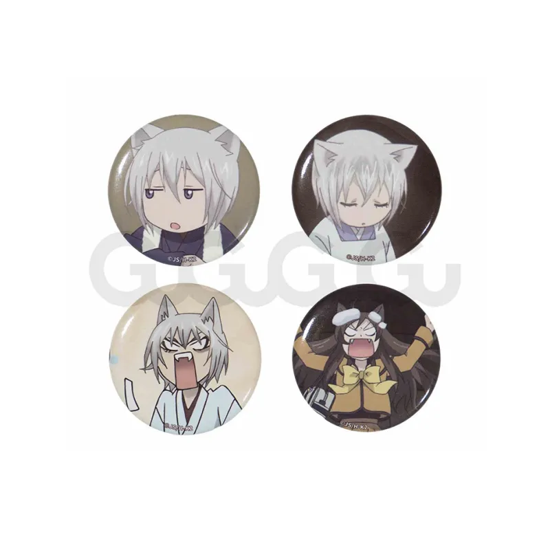 GuGuGuGu Fresh Look Girlish Enchanting Deity, Animation, Mini Tinplate Set Badges-1