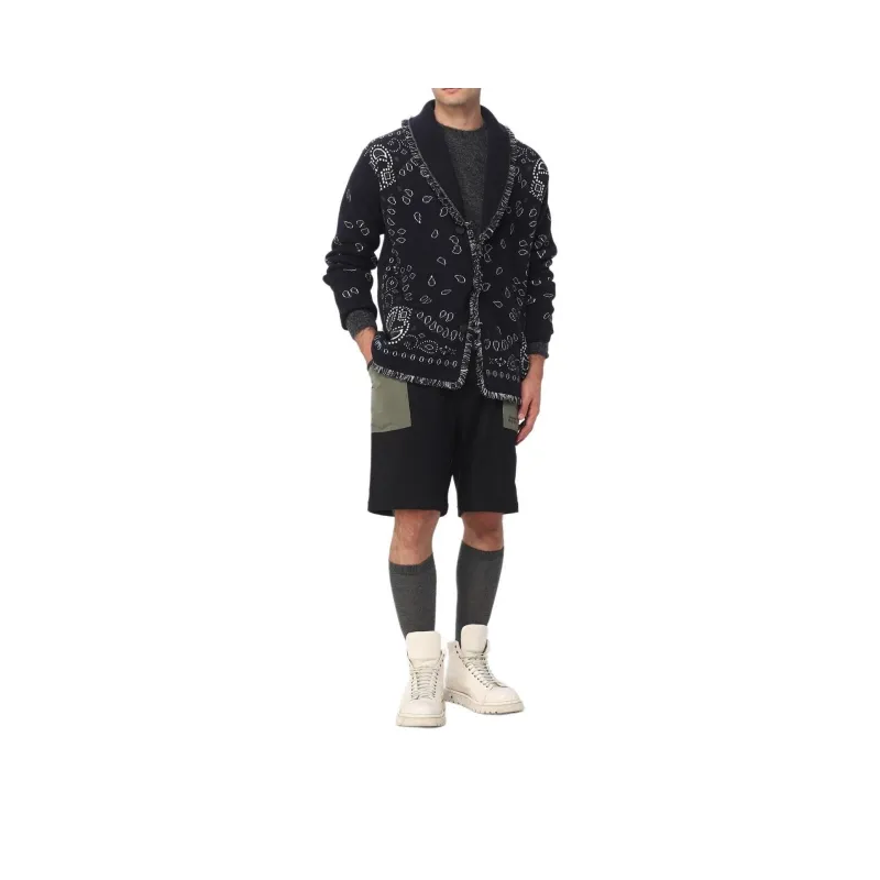 Alanui Bandana Jacquard Cashmere Cardigan-0