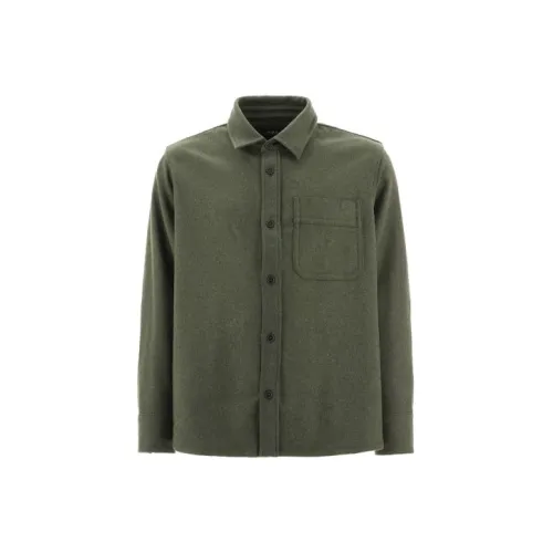 Turtle Neck Patched Sweatshirt