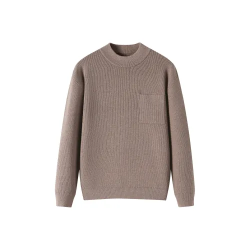 H-YXIANG Knitwear Men's Count Alpaca