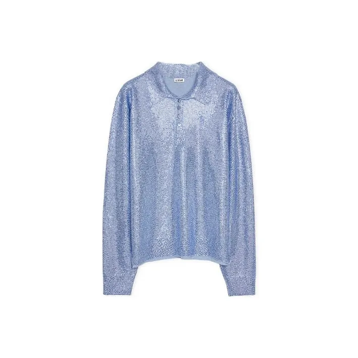LOEWE SS24 Sweater Men's Light Blue-0
