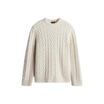 H&M Sweaters Men Cream