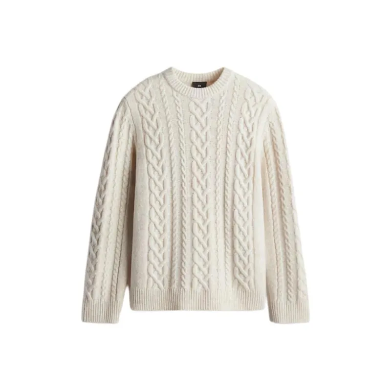 H&M Sweaters Men Cream-0
