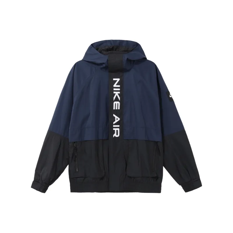 Nike Jackets Men Navy Blue-0