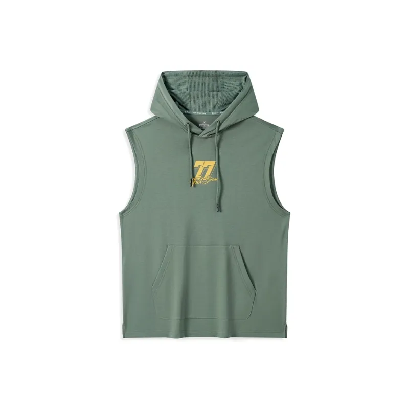 XTEP Tank Tops Men's Bamboo Green-0