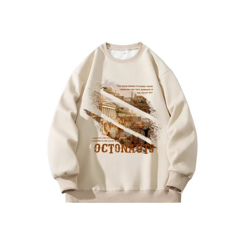 Small Columns Under The Sea Sweatshirt Unisex-8