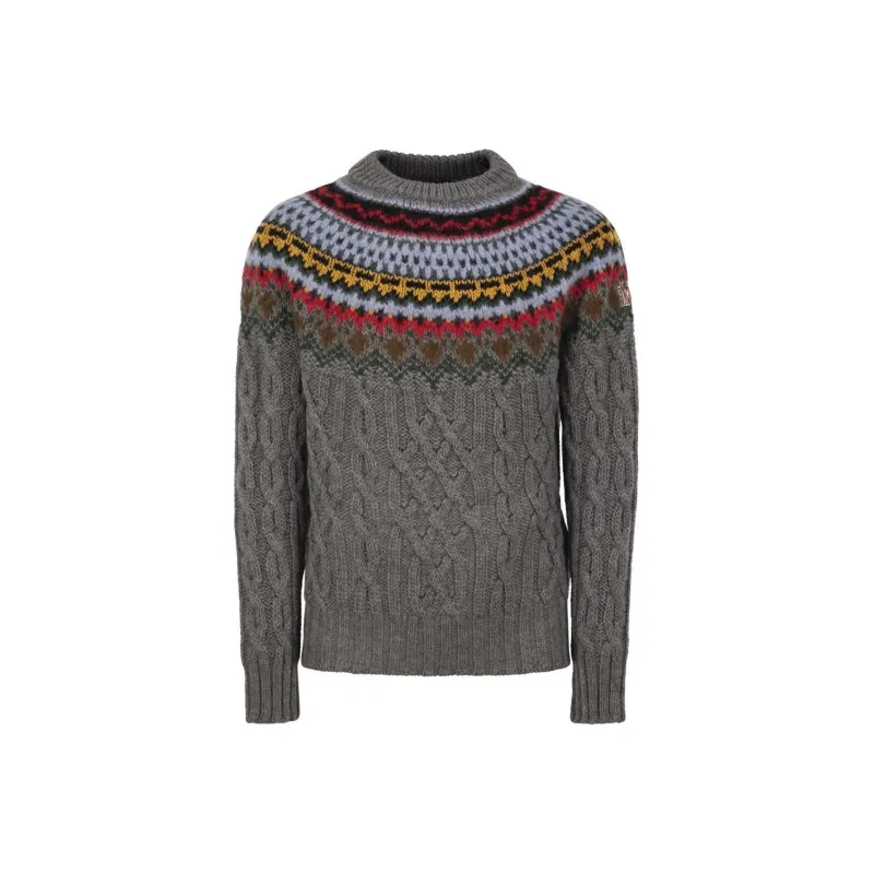 Moncler Cable Knit Crewneck Jumper-0