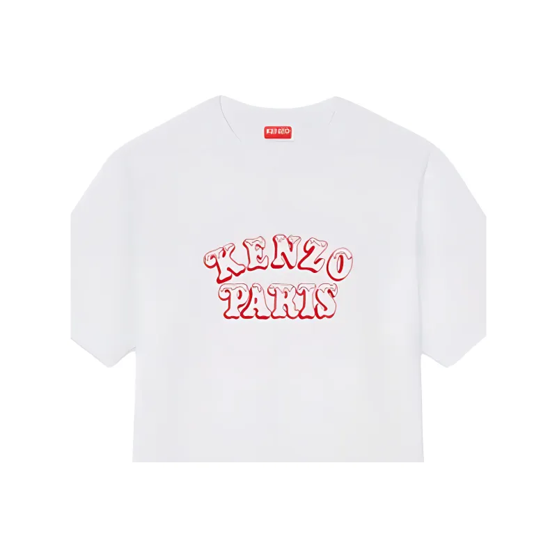 KENZO SS25 T Shirt Unisex White-2