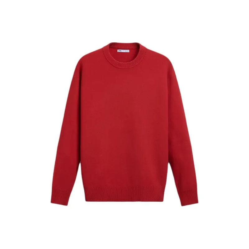 ZARA New Year Knitwear Men's Red-0