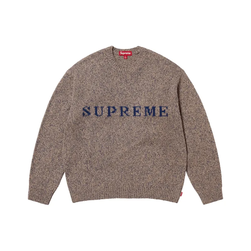 Supreme Contrast Logo Sweater-3