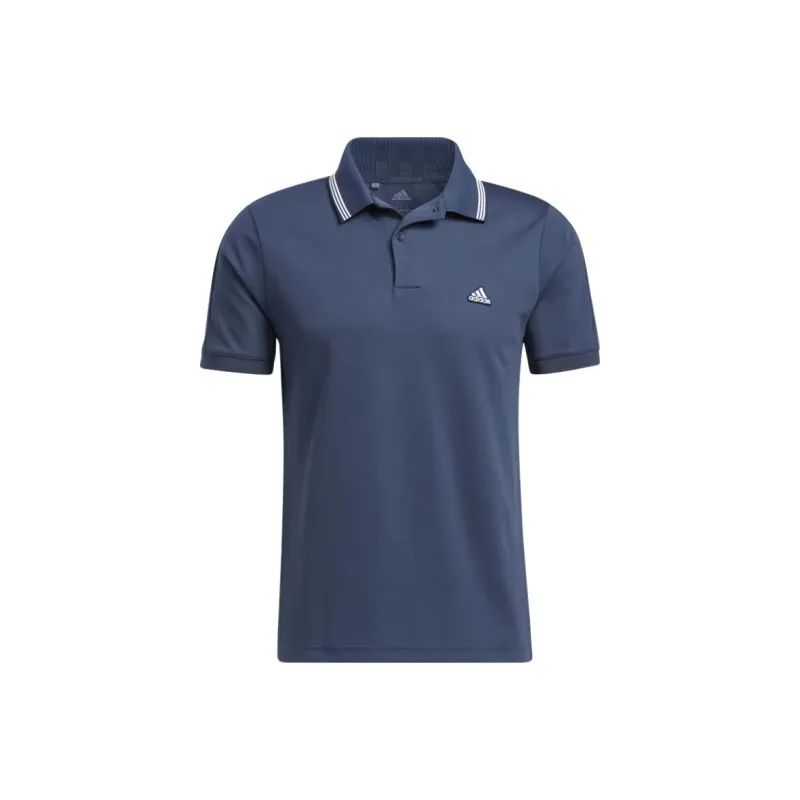 Adidas Polo Shirt Men's Marine Blue/White-0