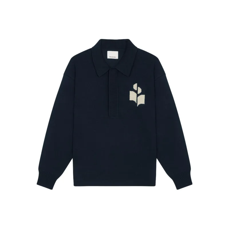 ISABEL MARANT William Logo Jacquard Sweater-0