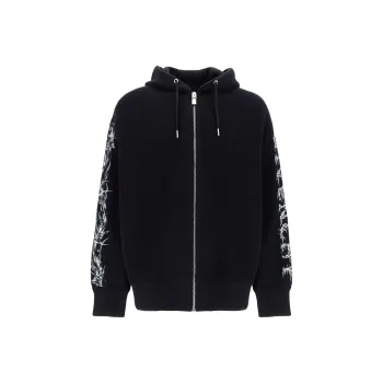 Givenchy Barbed Wire Zipped Hoodie