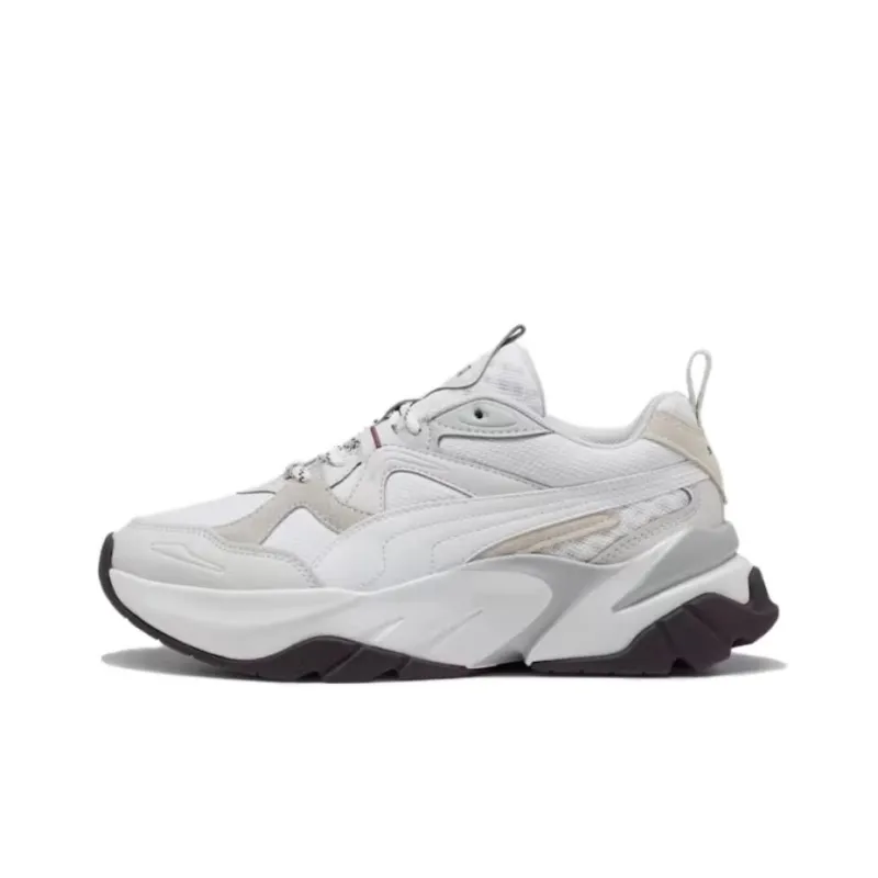 PUMA Softride Sophia Shock Absorbers With Slip Resistant Features Low Top Running Shoes Women's White-0