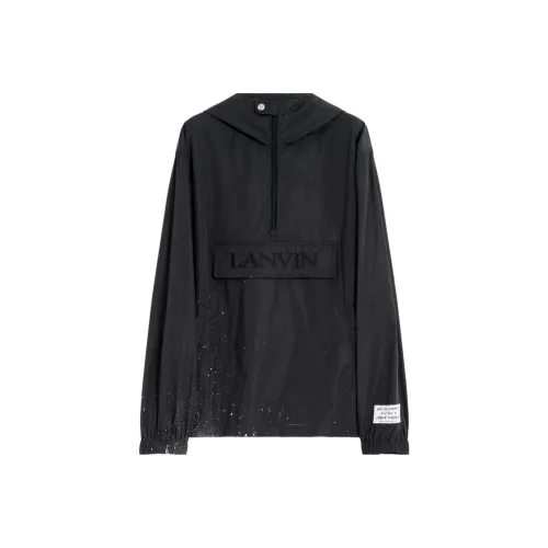 Gallery resolution. X Lanvin Hooded Windbreaker