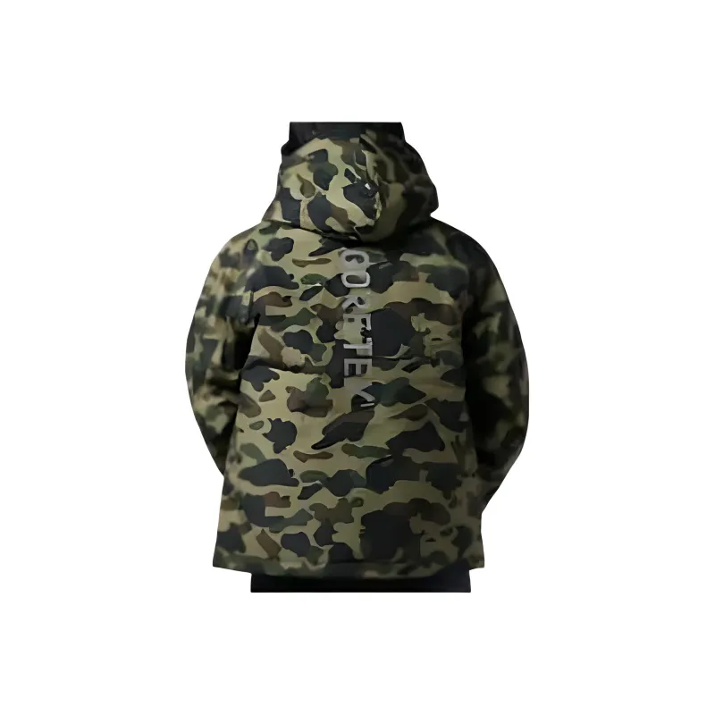 Bape Gore Tex 1st Camo Hoodie Down Jacket-3