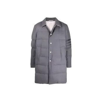 THOM BROWNE 4 Bar Padded Coat