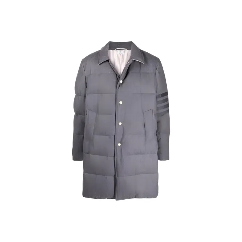 THOM BROWNE 4 Bar Padded Coat-0