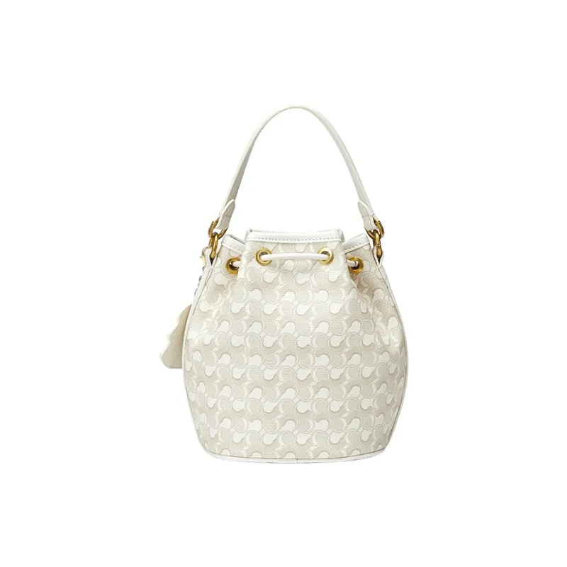 NUCELLE Artificial Leather Bucket Bag, Underarm Shoulder Bag, Crossbody Bag, Handbag Trumpets Women's Multicolor-3