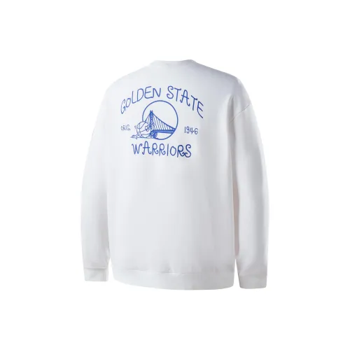 NBA Golden State Warriors Sweatshirt Unisex White
