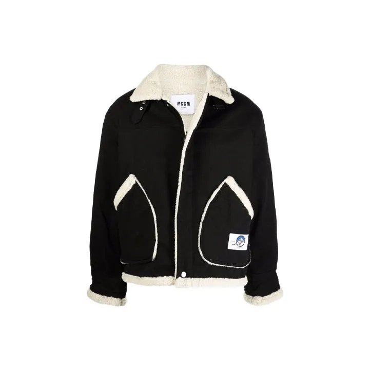 MSGM Jackets Men Black-0
