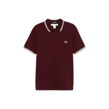 CDG Polo Shirts Men Burgundy