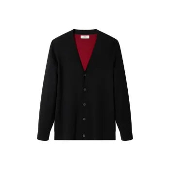 GXG Sweaters Men Black Red