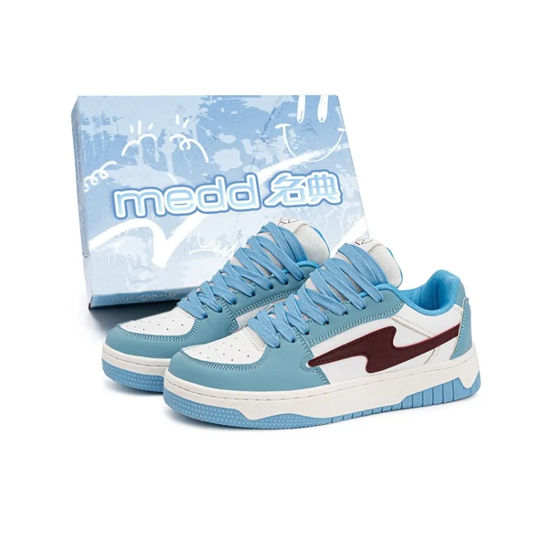 Medd Puffy Skateboard Shoes Anti-Slip Wear-Resistant Low-Top Skateboard Shoes Unisex-54
