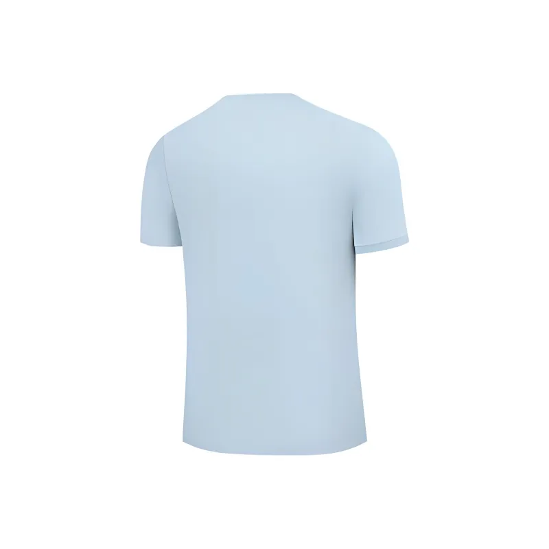 QIAODAN T Shirt Men's Clear Sky Blue-1