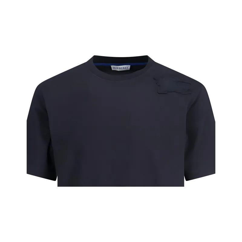 Burberry Logo Patch Crewneck T Shirt-3