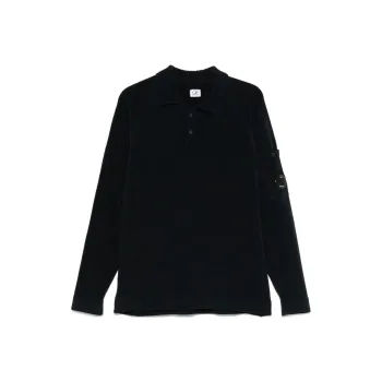 C.P. Company Lens detailed Polo Sweater