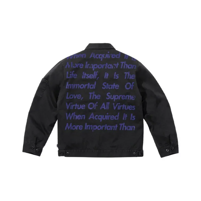 Supreme Junya Watanabe Cdg Man Printed Work Jacket-0