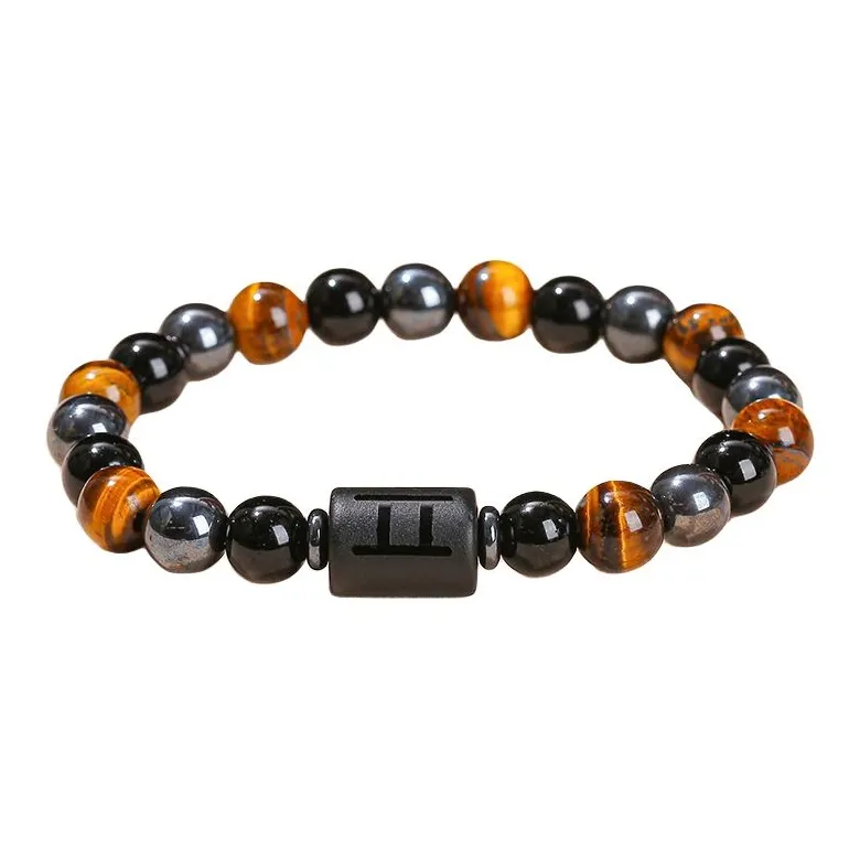 Princess Xuanjie Natural Tiger's Eye Stone Bracelets Unisex-5